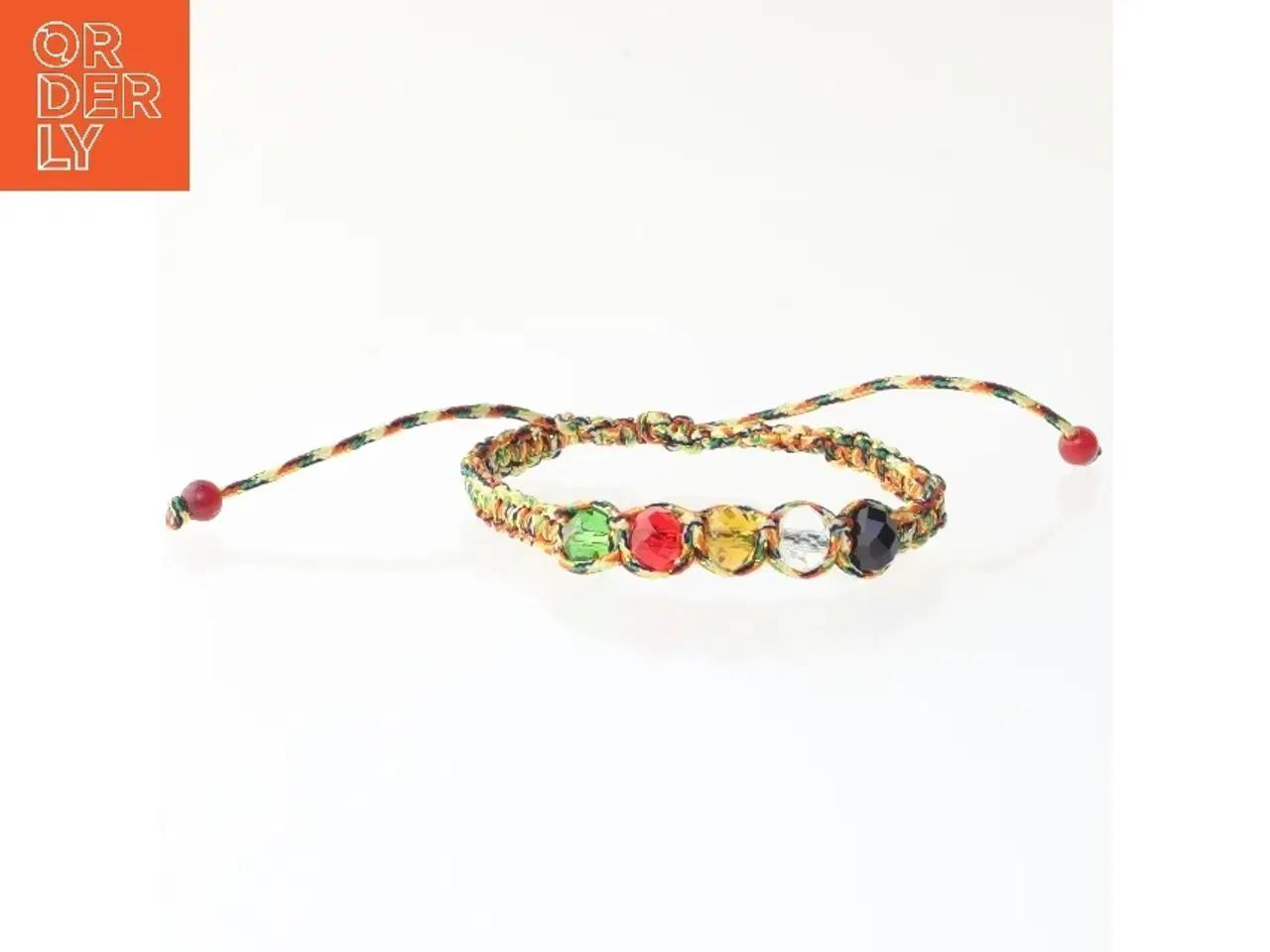 Billede 2 - Farverig armbånd med perler (str. Ø 5,5-10 cm)