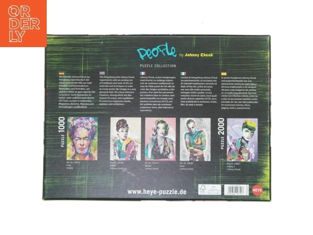 Billede 3 - Nyt Marilyn Monroe Puslespil fra Heye (str. 1000 brikker)