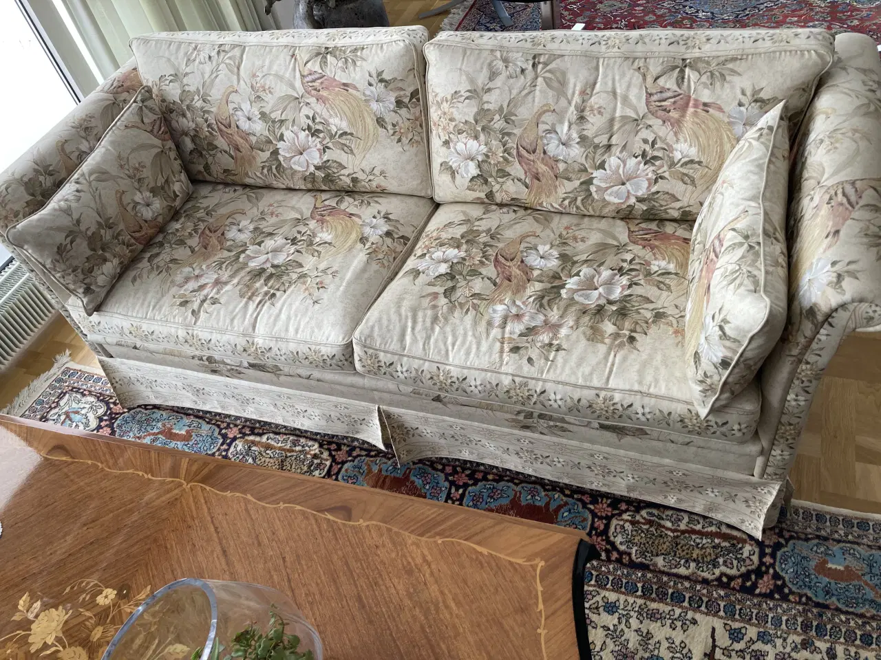 Billede 4 - Londonsofaer med påfugle stof