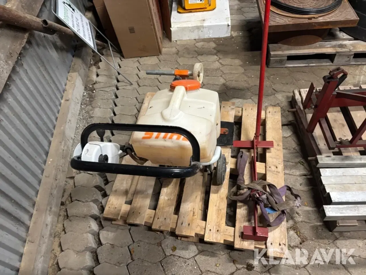 Billede 4 - Føringsvogn + fliseløfter Stihl FW 20