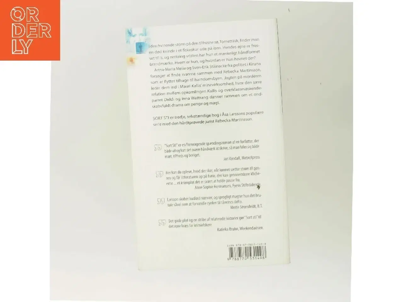 Billede 3 - Sort sti af Åsa Larsson (Bog)