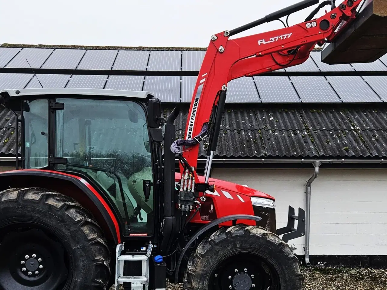 Billede 8 - Massey Ferguson 5708 Dyna 4 / kun 1200 timer / frontlæsser