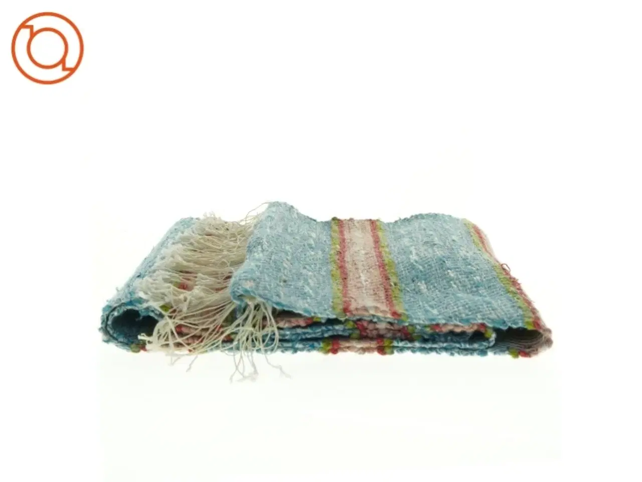Billede 3 - Håndvævet svensk klude tæppe (str. 194 x 41 cm)