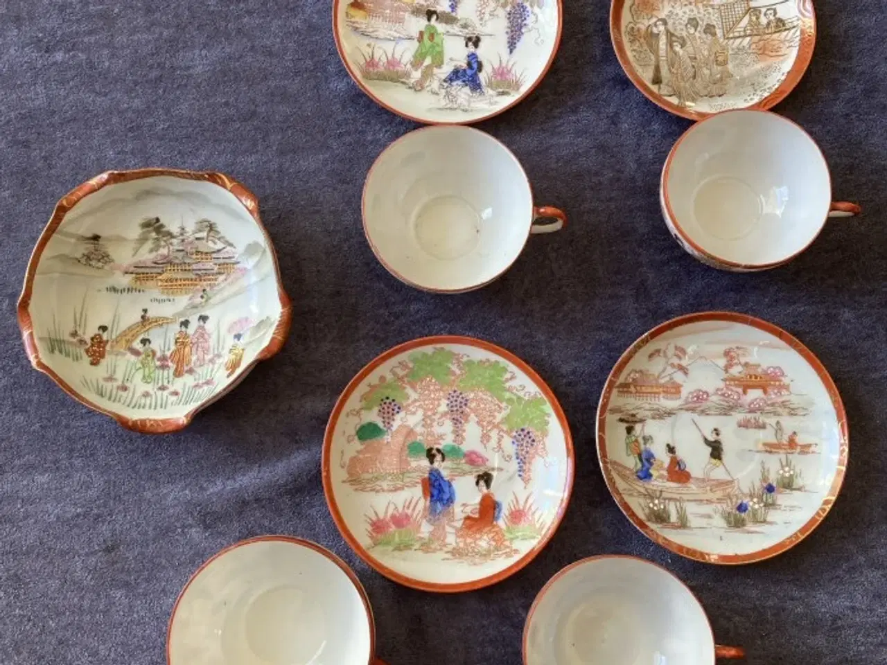 Billede 3 - Kinesiske mokkakopper + skål