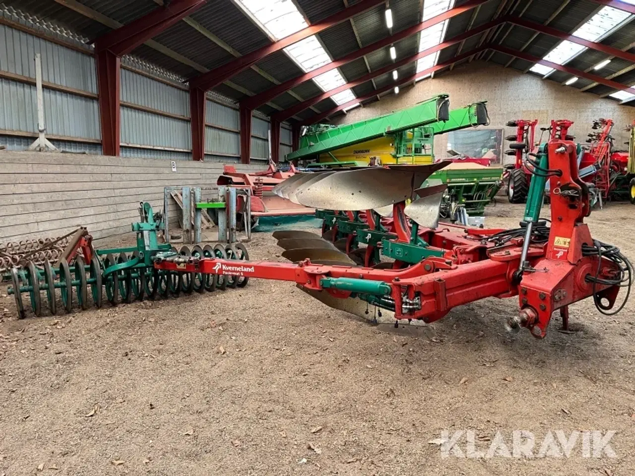 Billede 2 - Vendeplov Kverneland EG 100 5 furet med jordpakker