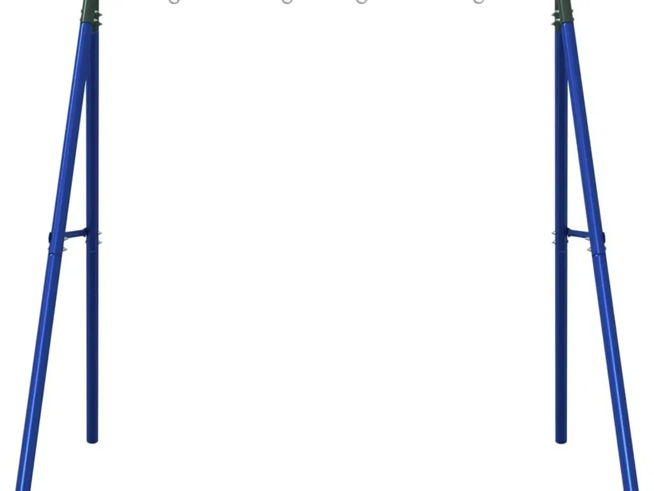 Billede 3 - Gyngestativ med 4 kroge stål blå