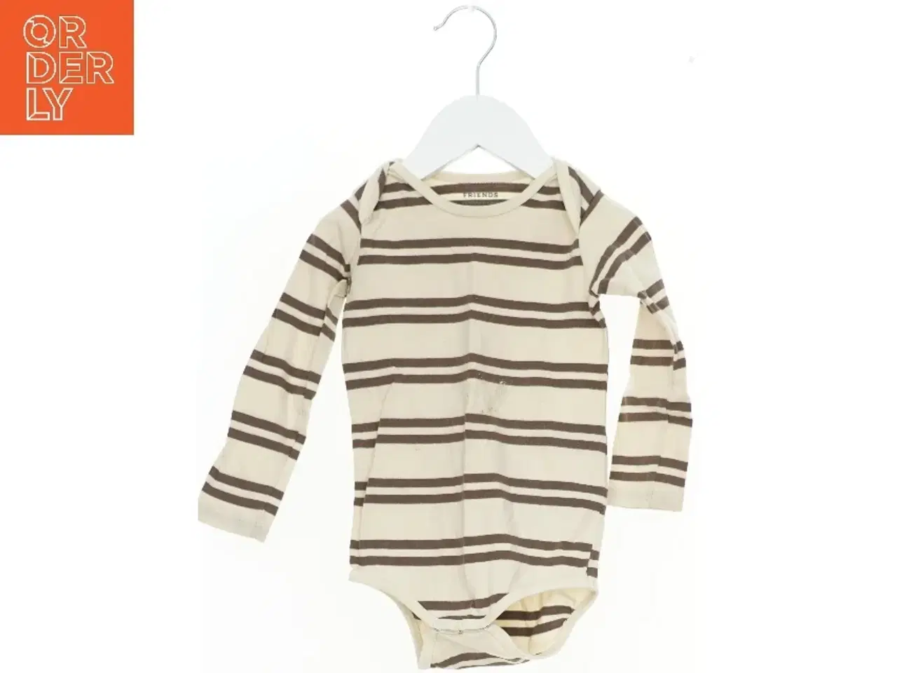 Billede 1 - Langærmet bodystocking med striber fra Friends (str. 80)