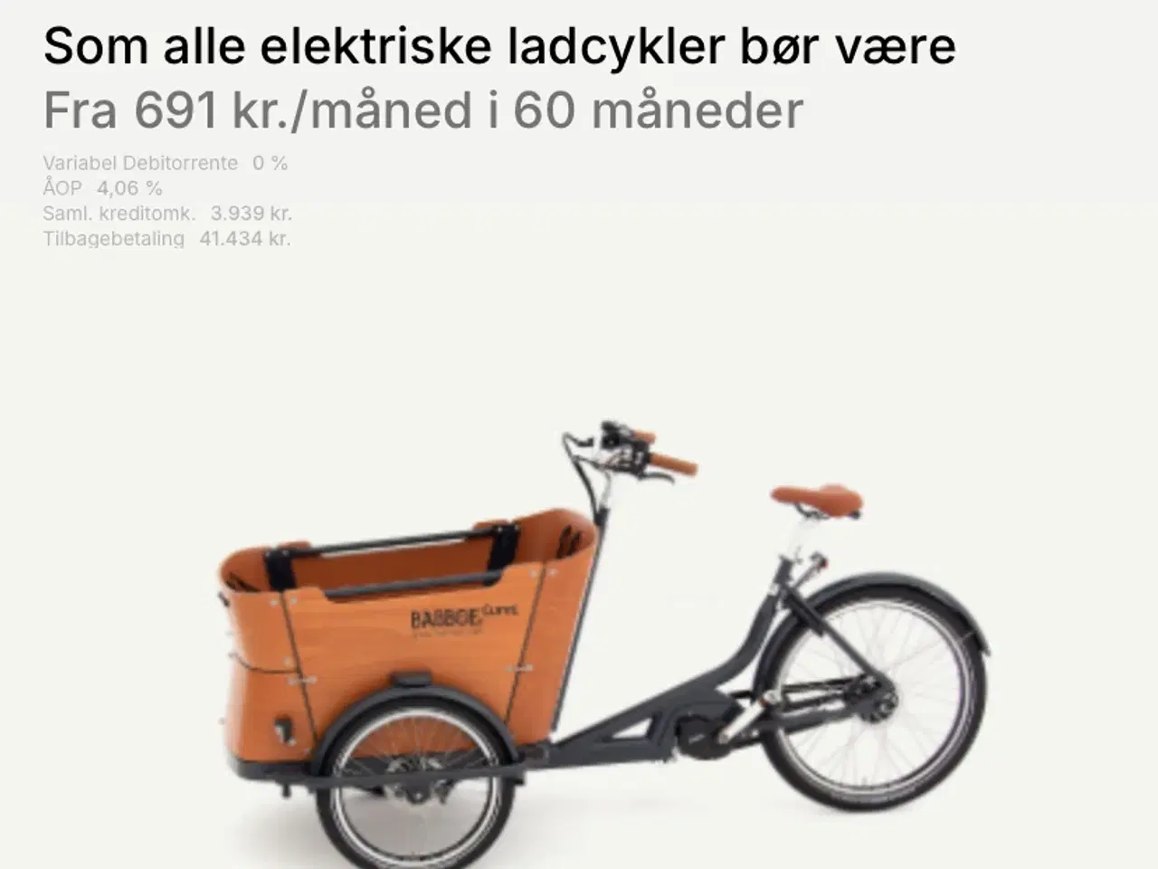 Billede 6 - Babboe mountain pro ladcykel