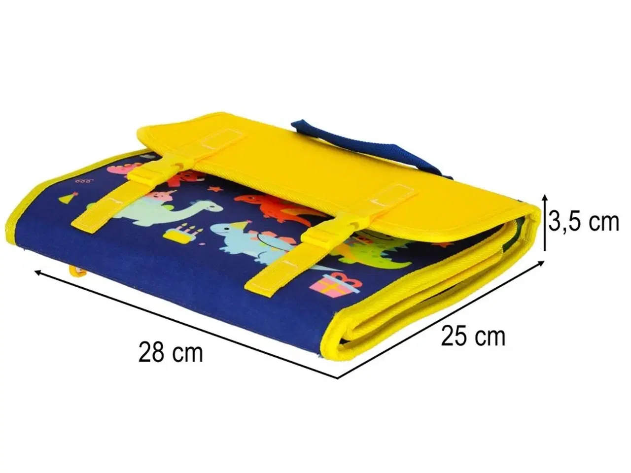 Billede 21 - Sanse-montessori aktivitetsboard i rygsagtskuffert – blå