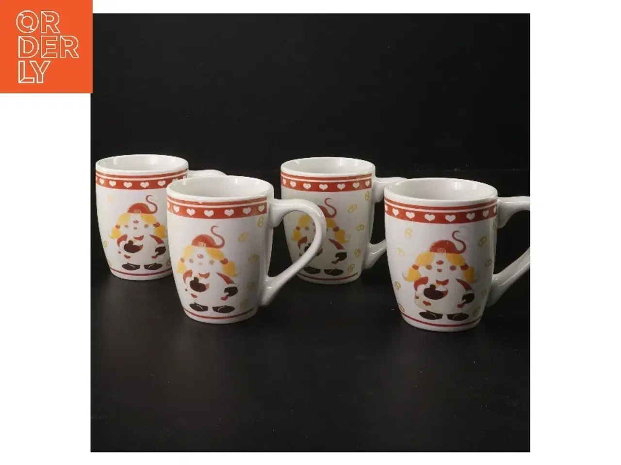 Billede 1 - 4 julekrus (str. Ø 7 cm lænde 8,5 cm)