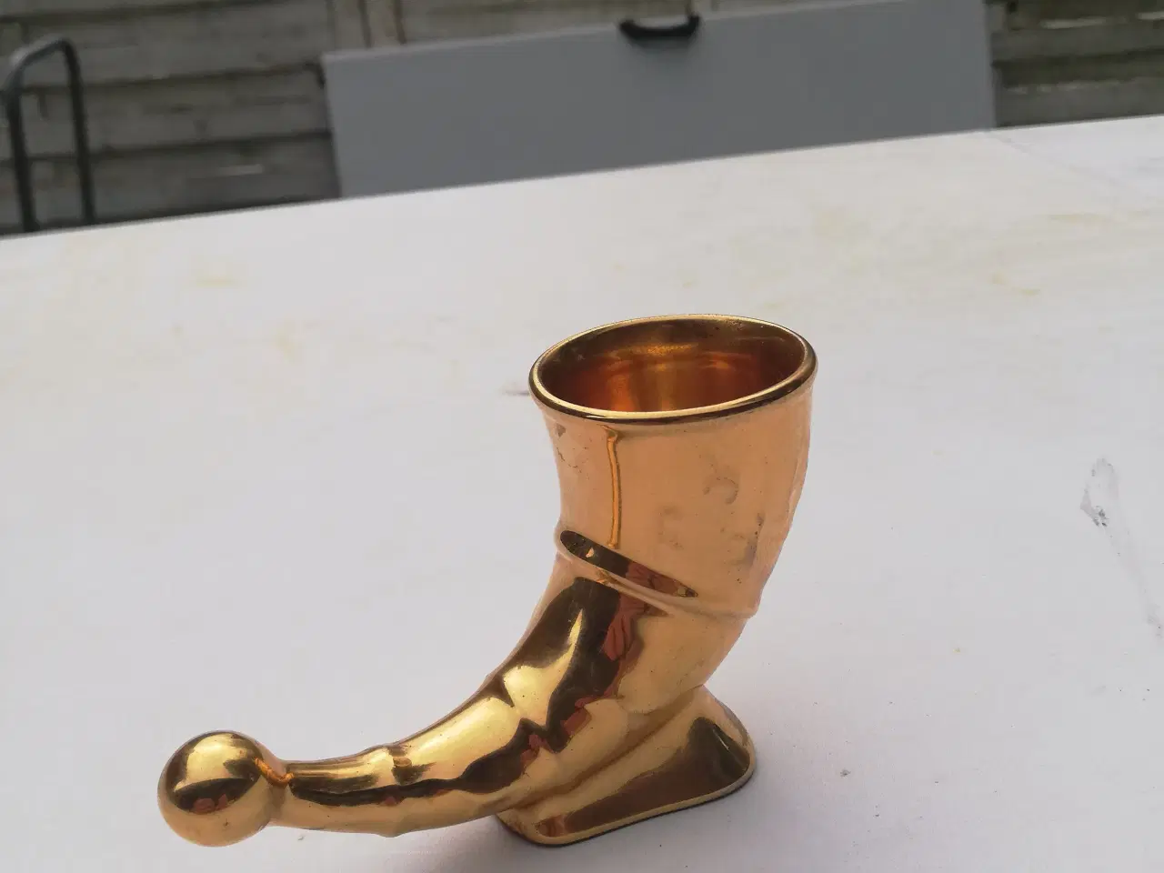 Billede 2 - Vikinghorn Guldhorn, Guld keramik 
