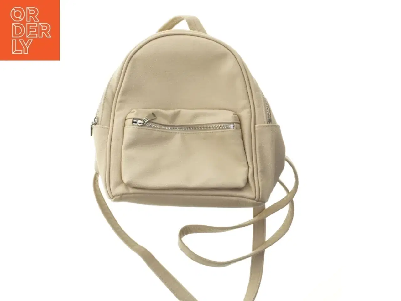 Billede 1 - Lille cremefarvet rygsæk fra H&M (str. 27x24 cm)