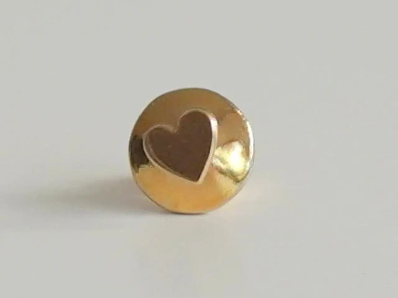 Billede 8 - SAS broche 18 K guld+3 diamanter + hjertenål 14 K