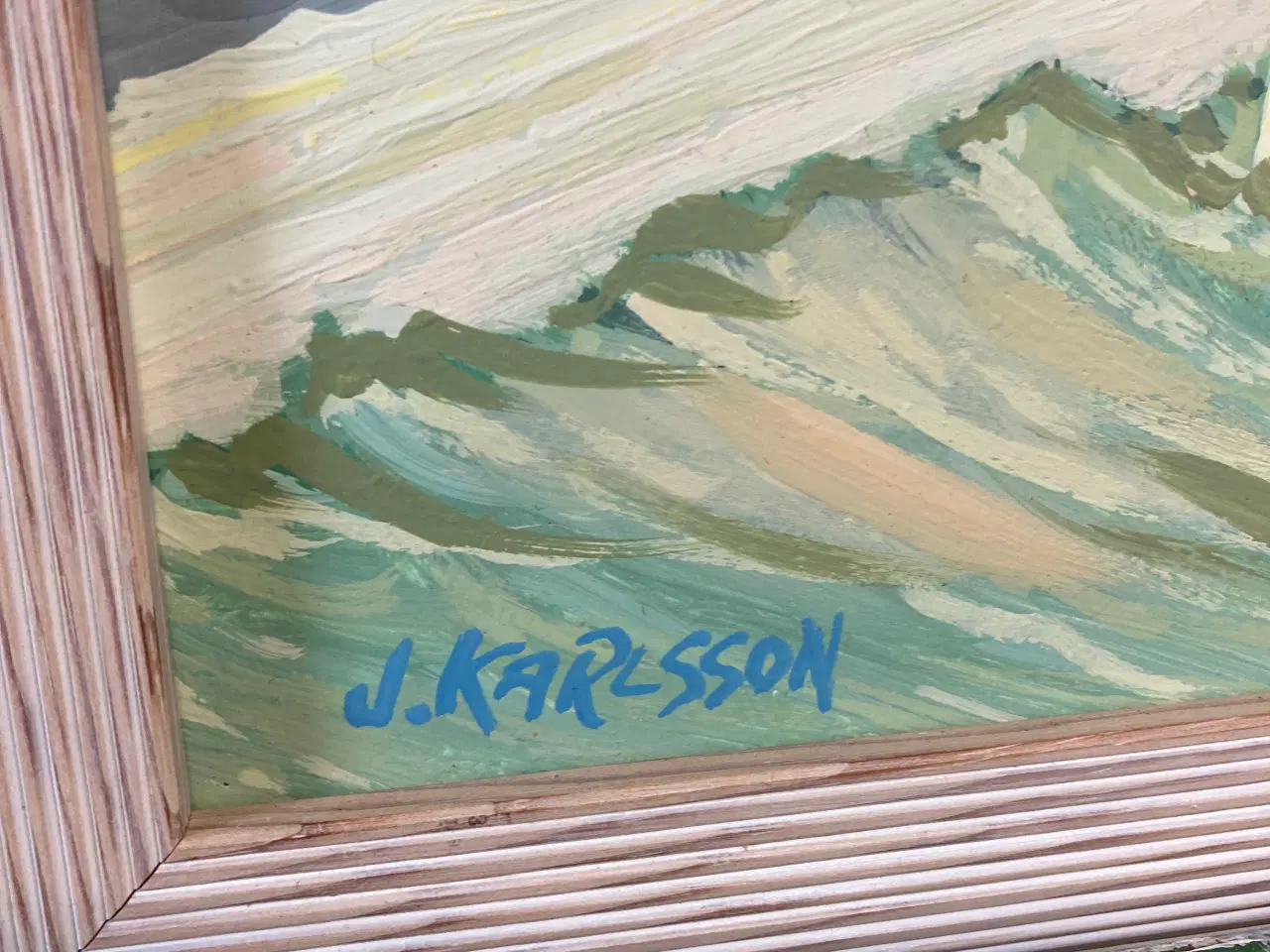 Billede 2 - Maleri af J Karlsson