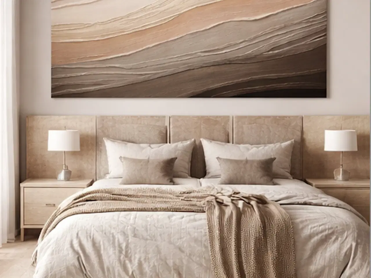 Billede 3 - Stort maleri 95 x 200 cm (Gratis levering)