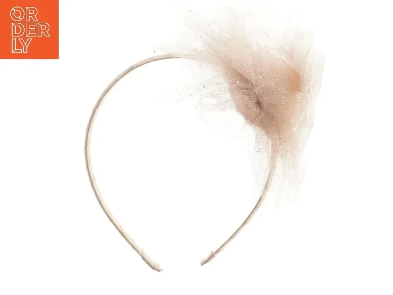 Billede 2 - Hårbøjle med tyl og glitter (str. 14 cm)