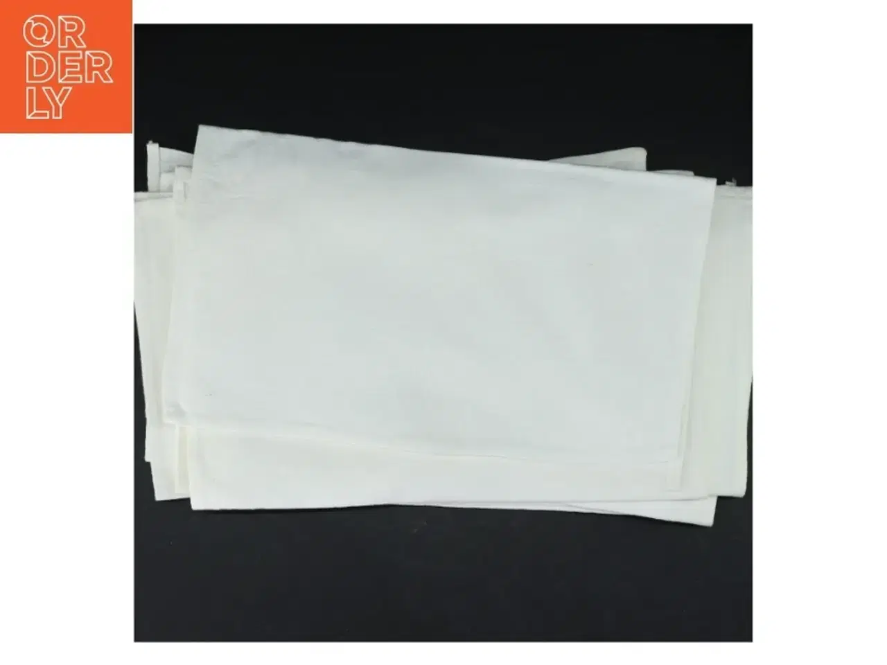 Billede 2 - Hvide servietter (str. 37. x. 32. cm. 12 styk)