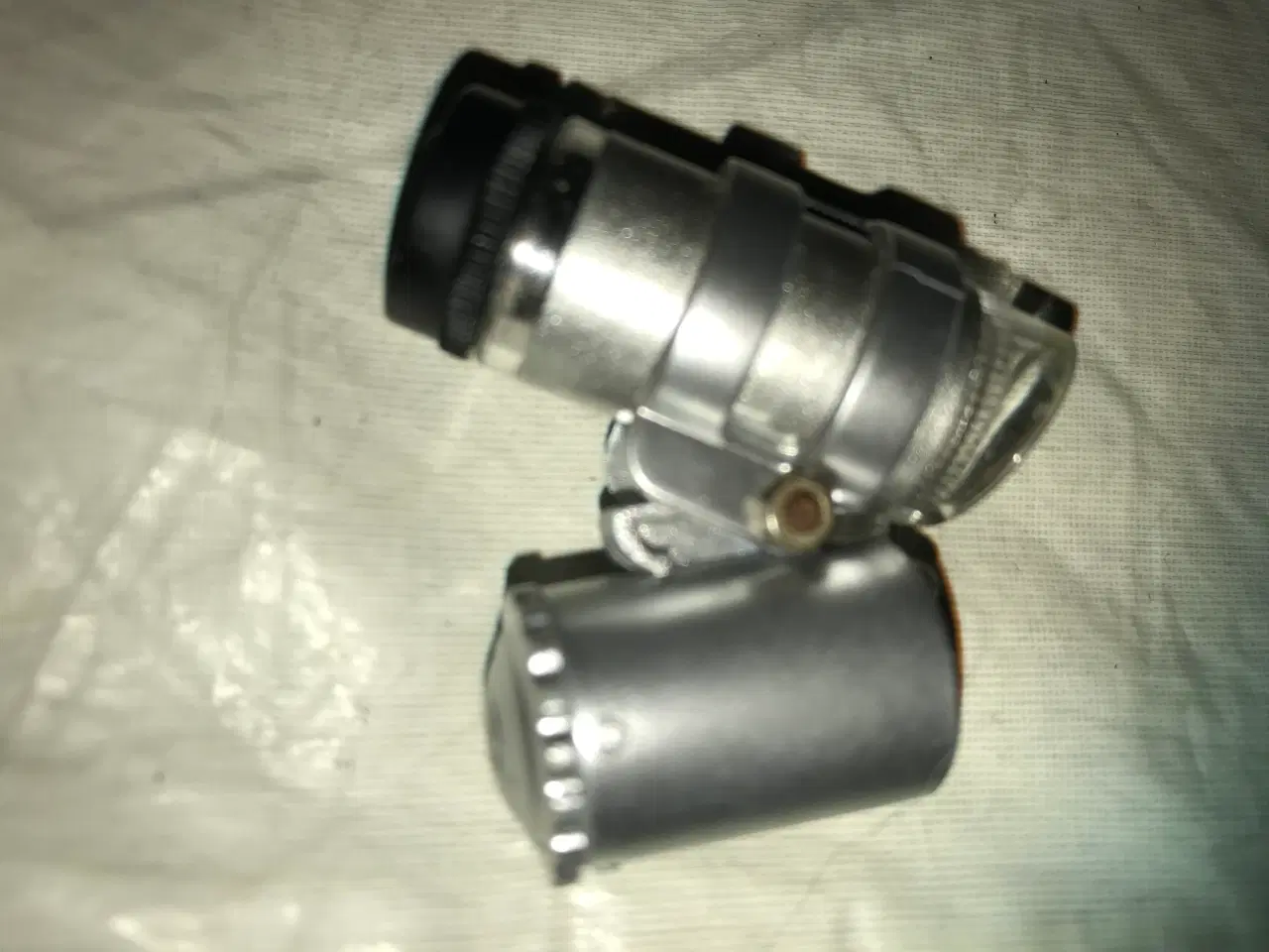 Billede 3 - Pocket Led Mini 45x Mikroskop med læder Etui