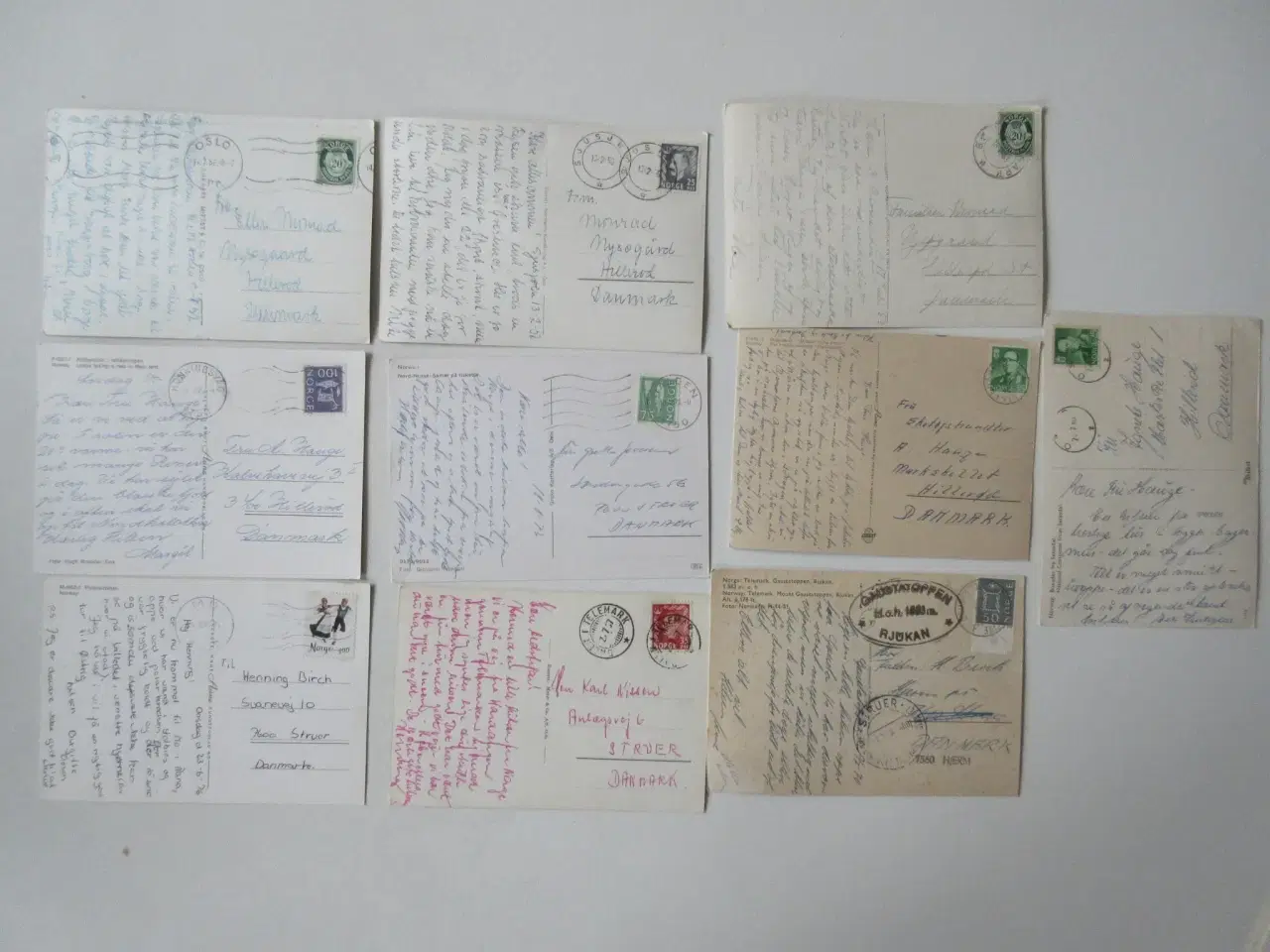 Billede 6 - Postkort fra Norge 37 brugte postkort 