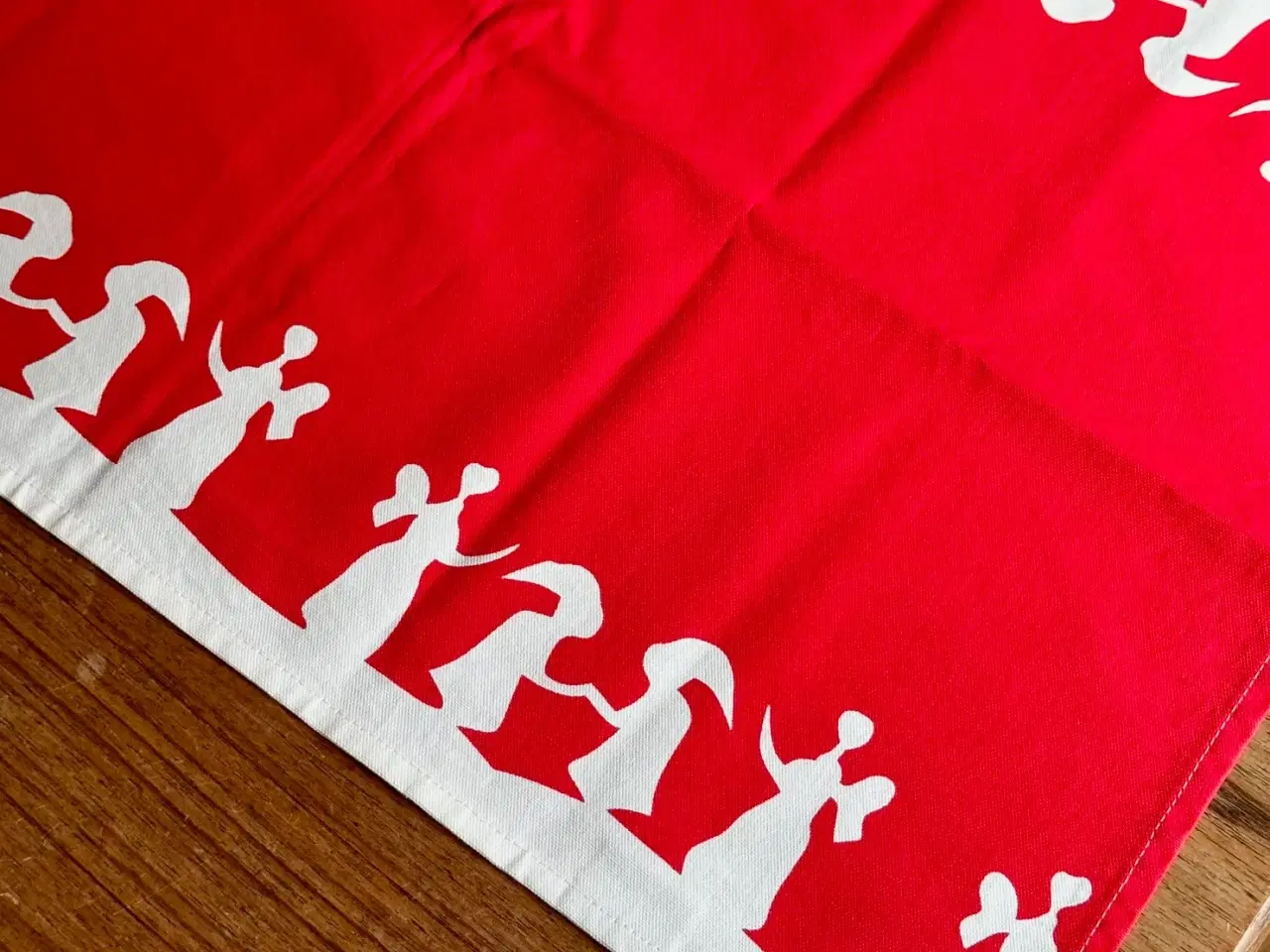 Billede 3 - Sødahl bordløber, rødt print, 140 x 44,5 cm