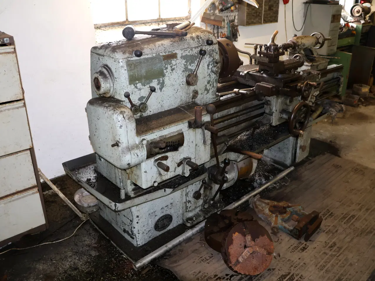 Billede 3 - V. Lowener metaldrejebænk model VL235