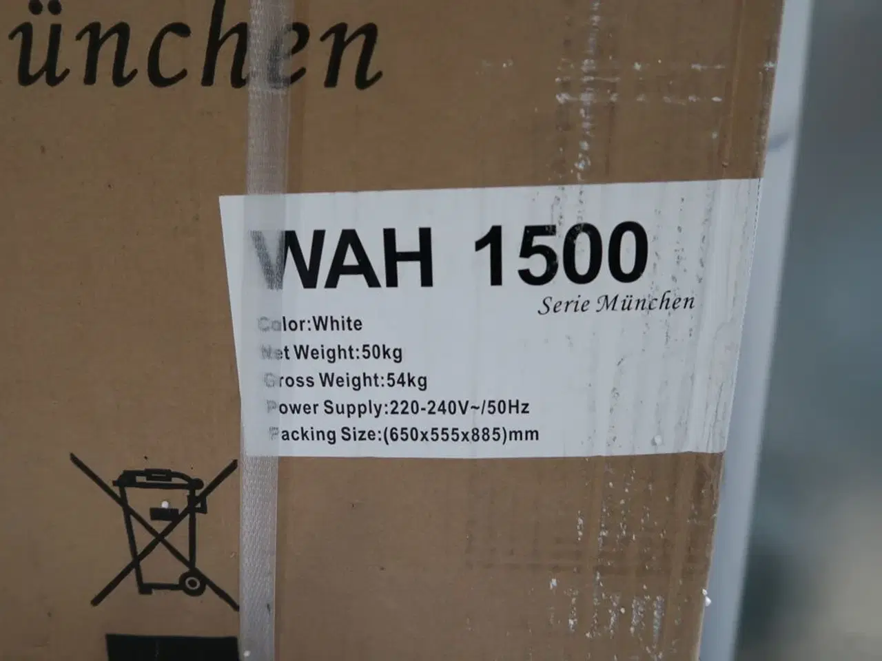 Billede 2 - Vaskemaskine SCANDOMESTIC WAH 1500