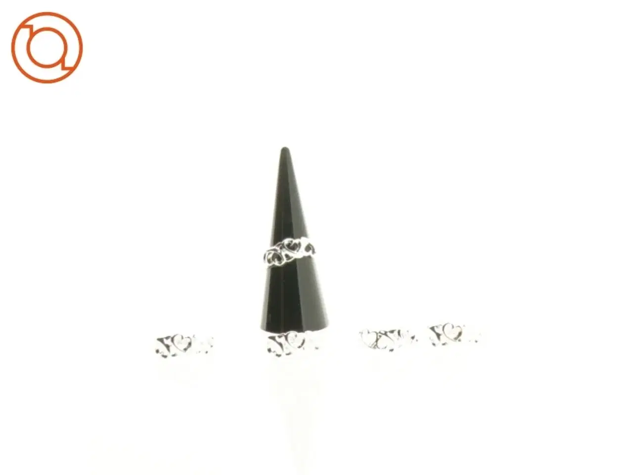 Billede 1 - 5 stk. Fingerringe stål