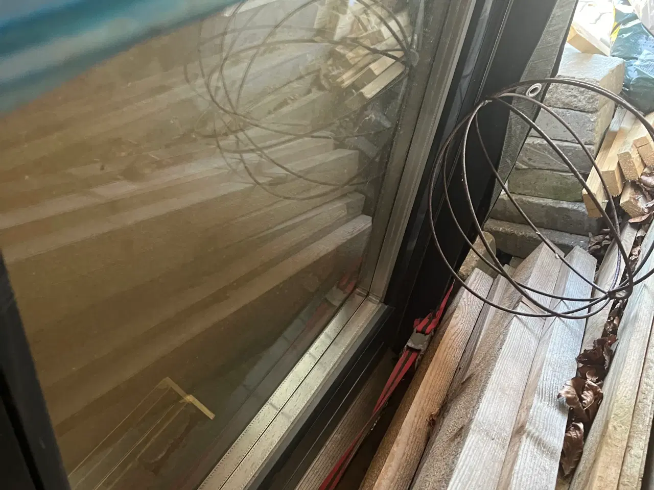 Billede 4 - Rationel træ/alu yderdør med klar glas. Og vindue