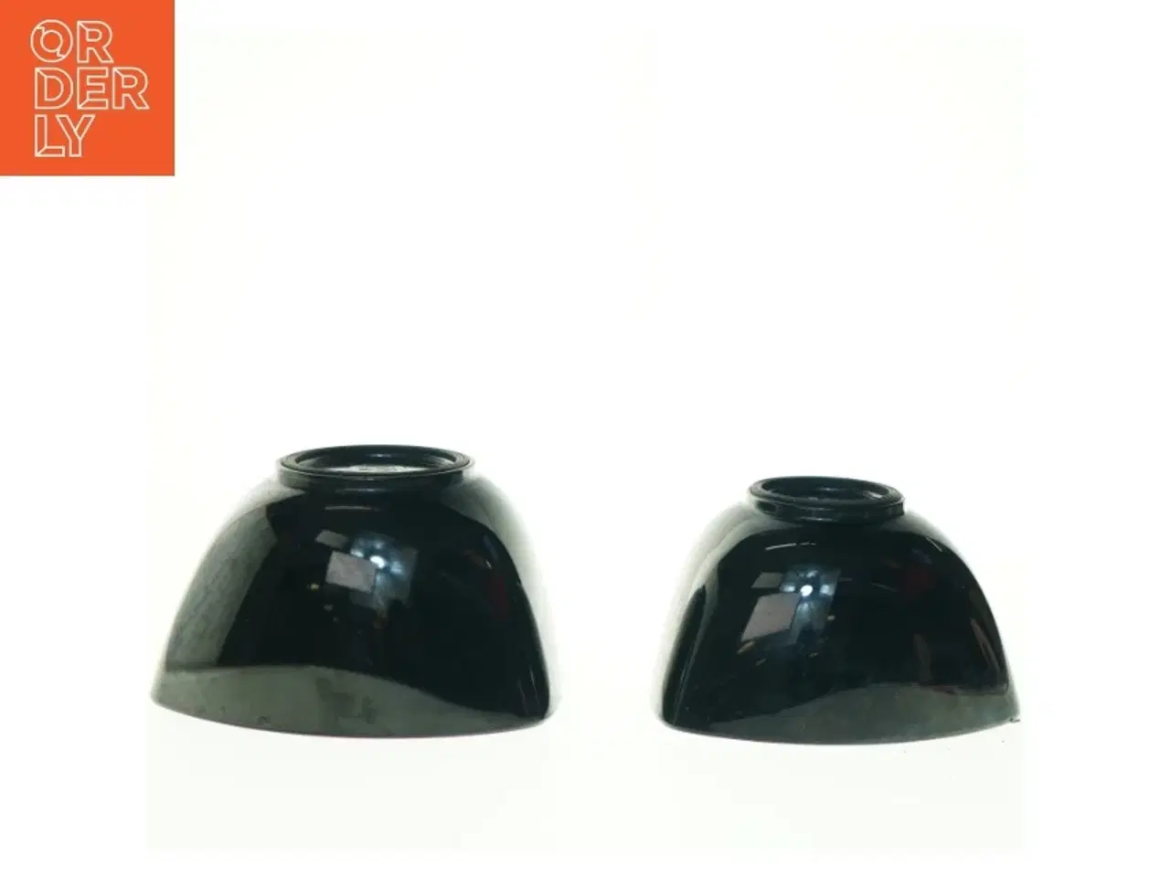 Billede 2 - Sorte skåle (str. 20 x 12 cm 22 x 12 cm)