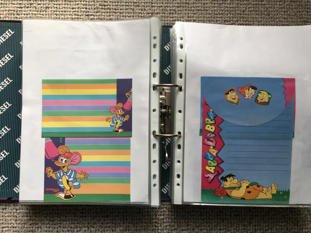 Billede 4 - Brevpapir, ringbind med stor og flot samling