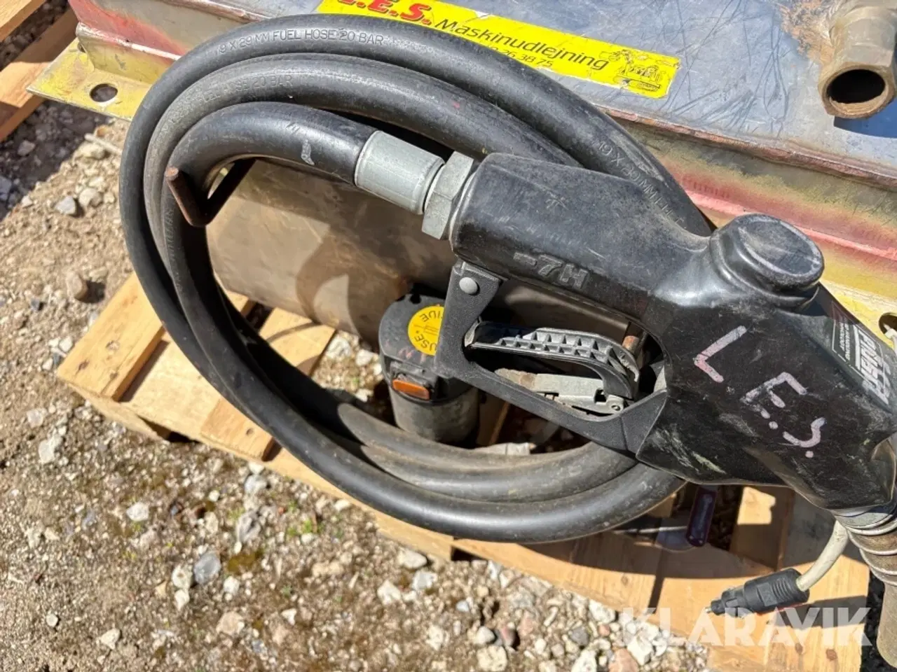 Billede 11 - Dieseltank 220 liter med pumpe og pistol