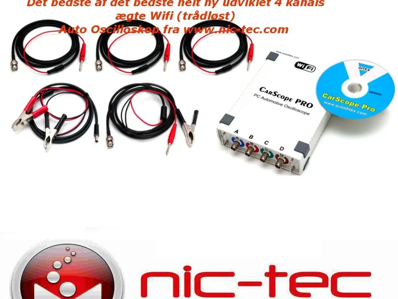 Billede 2 - CarScope Plus digitalt 4 kanals Storage Oscilloskop for PC