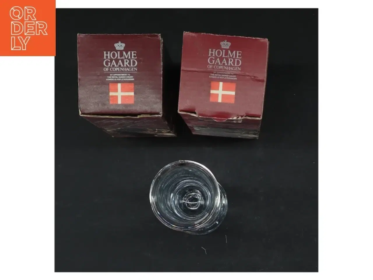 Billede 3 - Holmegaard glasvaser og lysestager fra Holmegaard (str. 2 styk. ø. 6 cm. længde, 17 cm)