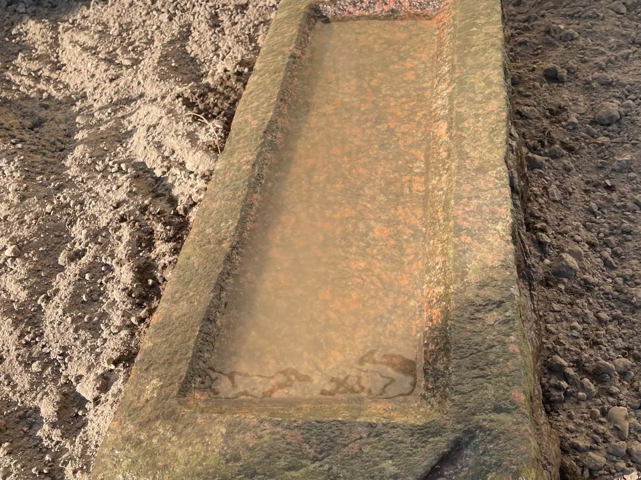 Billede 2 - Fuglebad af Bornholmsk Granit