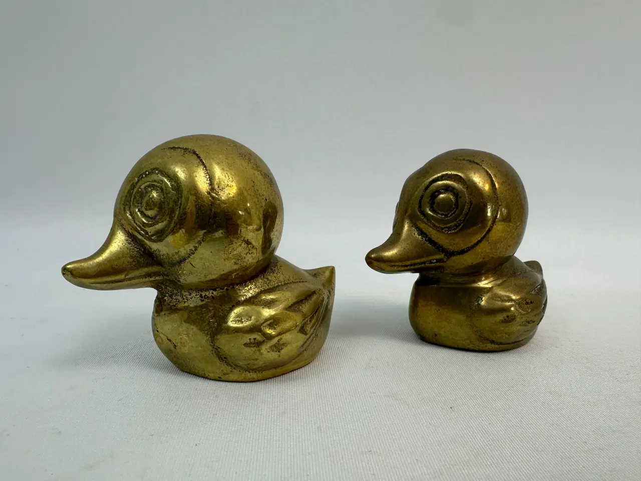 Billede 4 - 2 stk. vintage messing ænder