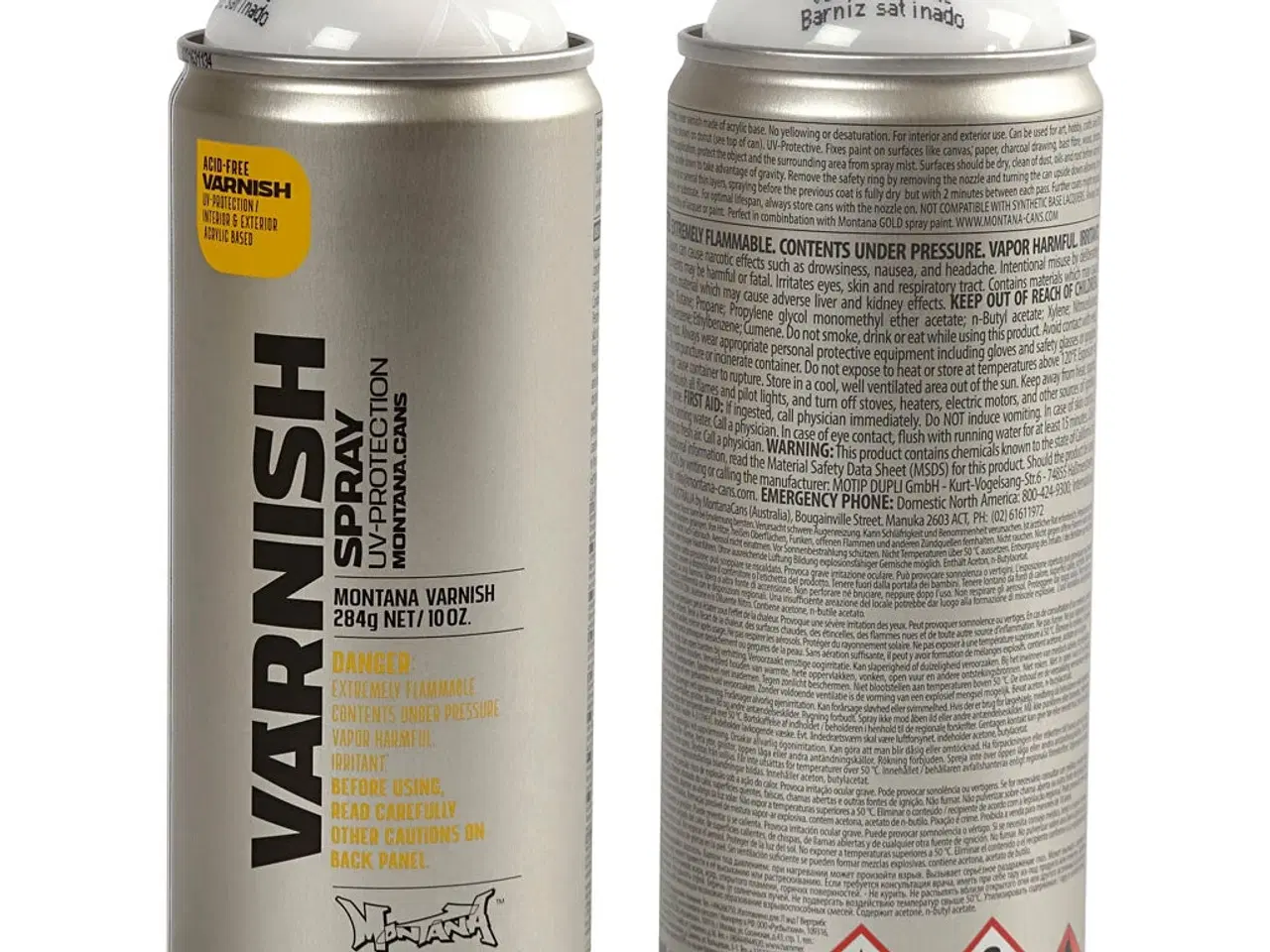 Billede 1 - Montana Spraylak Halvblank 400ml - Hurtigtørrende Finish
