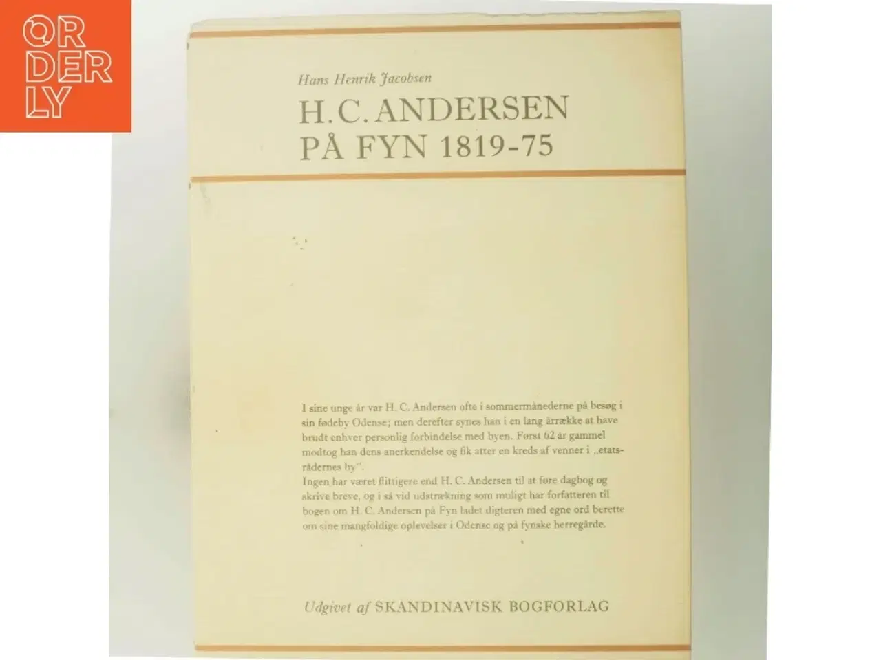Billede 3 - H.C. Andersen på Fyn 1819-75 af Hans Henrik Jacobsen (Bog)