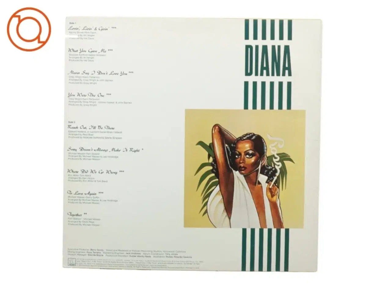 Billede 2 - Diana Ross - Ross (LP) fra Motown (str. 30 cm)