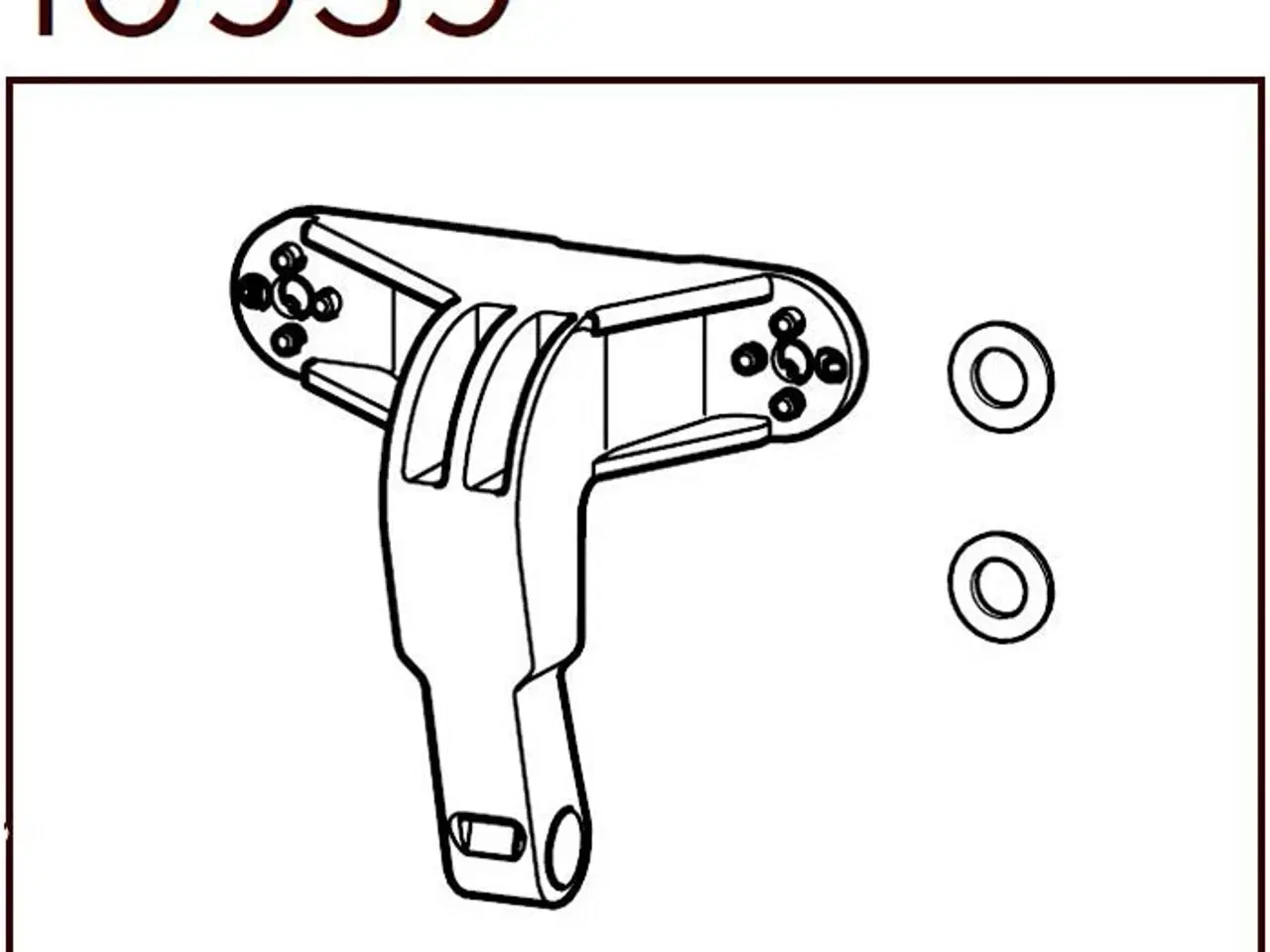 Billede 1 - Thule reservedel 10939 låsekrog ThuleForce XT