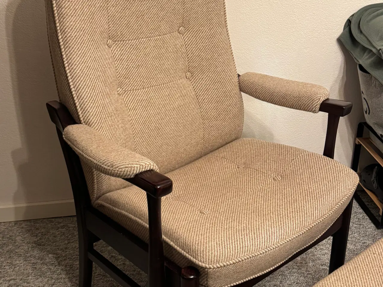 Billede 2 - Otiumlænestol m/fodskammel