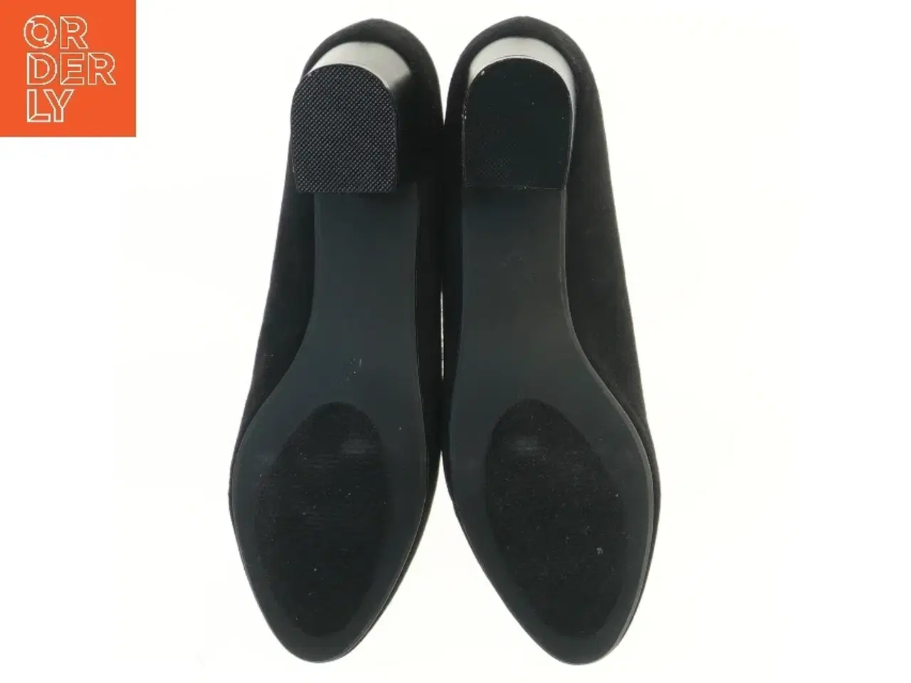 Billede 3 - Sort sko med blokhæle fra JustFab (str. 42 )