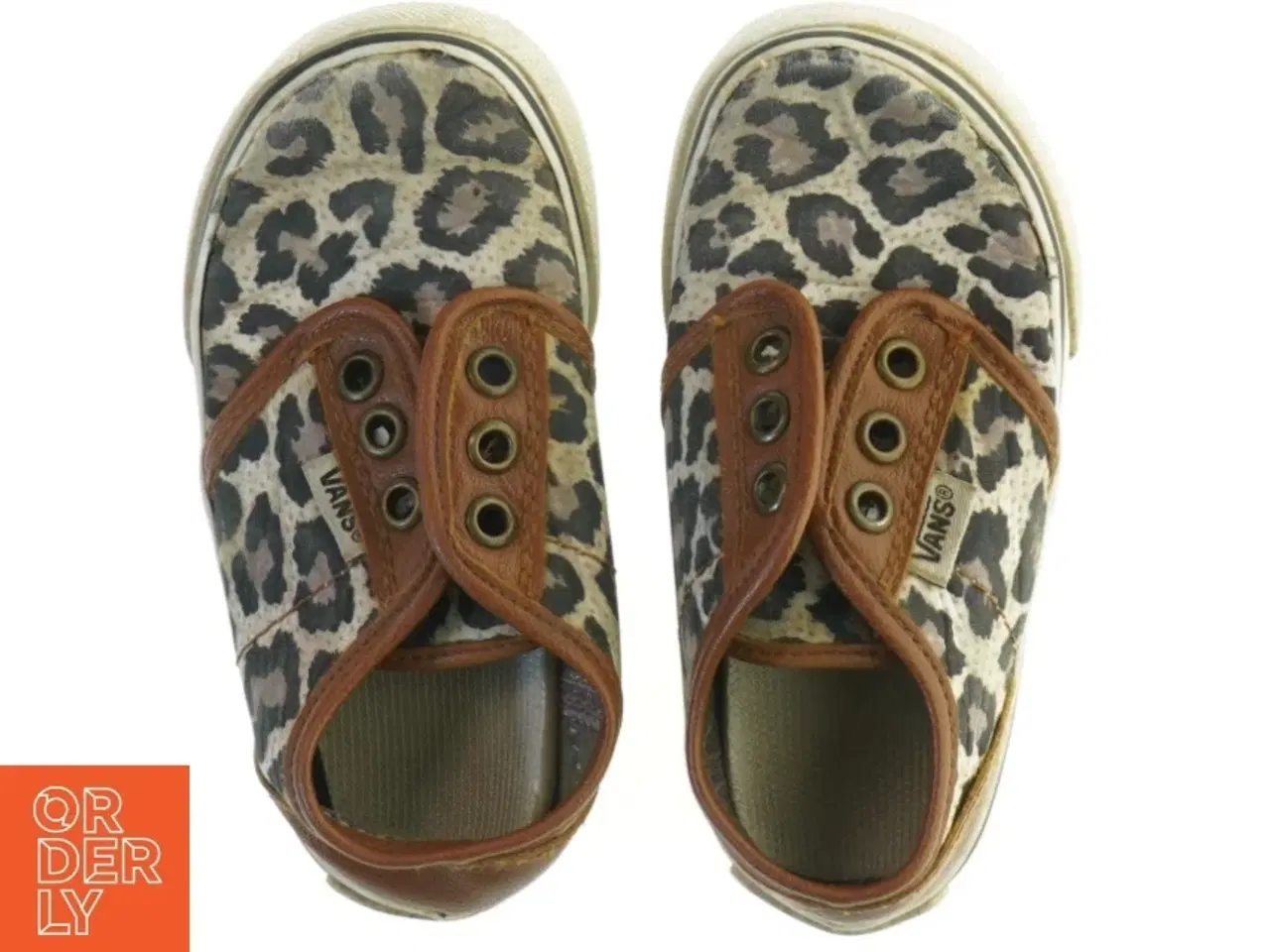 Billede 2 - Leopardmønstrede slip-on sneakers fra Vans (str. 22)