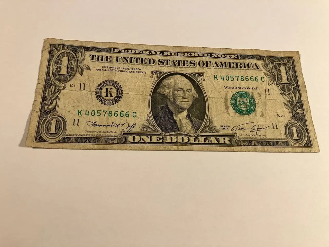 Billede 1 - One Dollar USA 1974