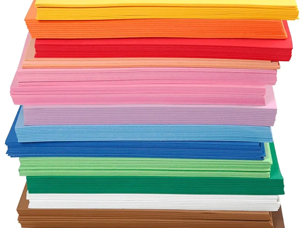 Billede 1 - Mosgummi A4, 15 ark - Kreativt skum til DIY-projekter