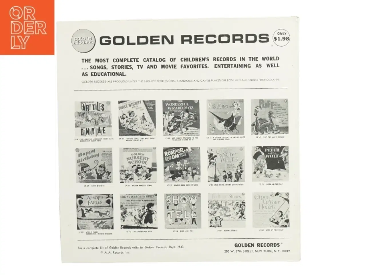 Billede 2 - A childs introduction to reading, writing and arithmetic vinylplade