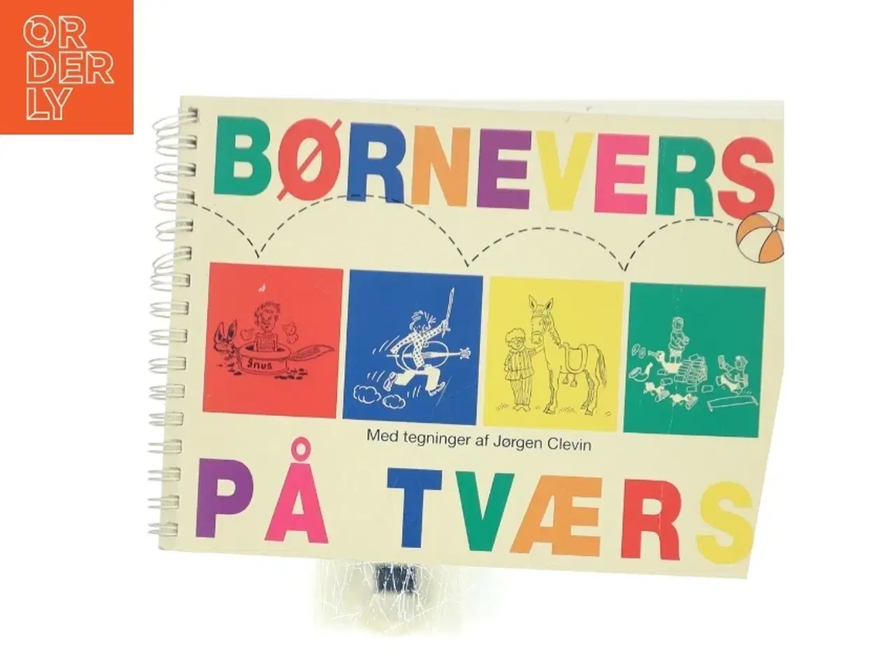 Billede 1 - Børnevers på tværs af Jørgen Clevin (Bog)