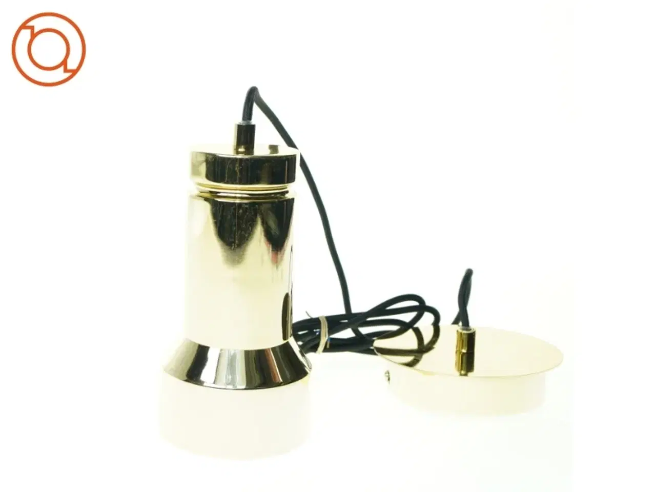 Billede 1 - Retro Guld Messing Loft Lampe (str. 19 x 10 cm)