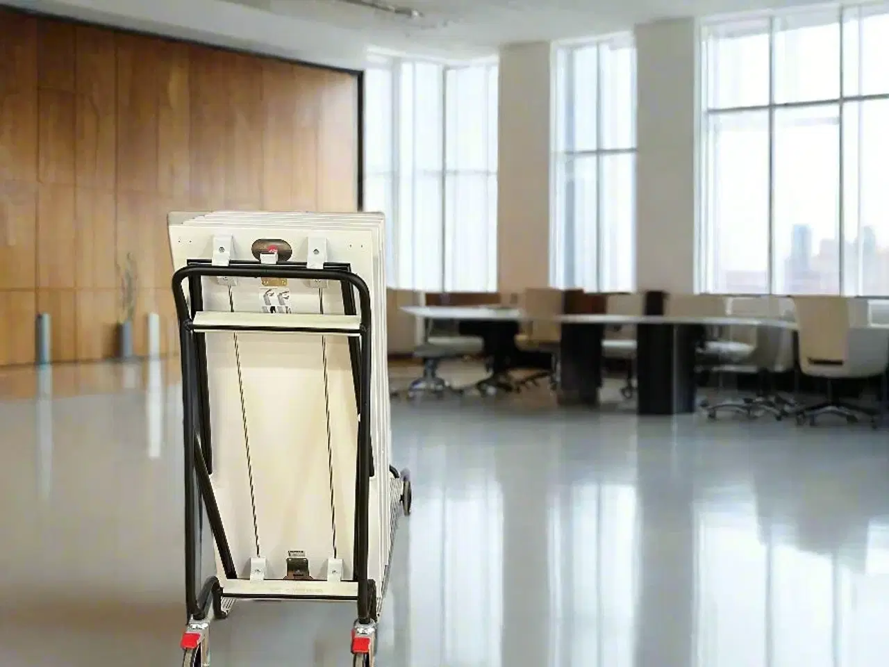 Billede 2 - Lammhults Sæt med 6 Quickly Foldeborde og Transportvogn