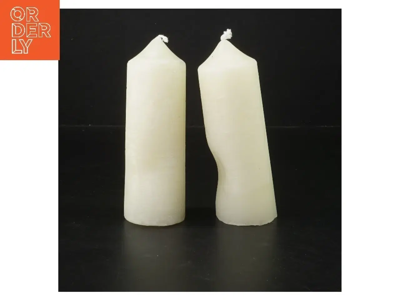 Billede 1 - Stearin lys 2 stk (str. 15 cm)