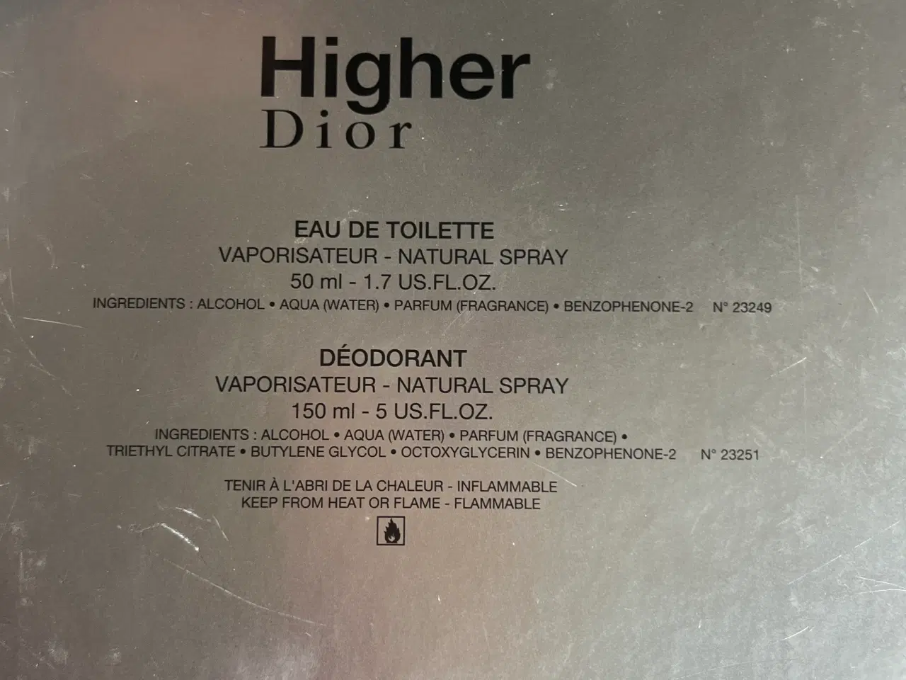 Billede 2 - Higher Dior eau de toilette og Deo spray